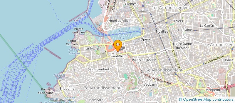 localisation de l'entreprise FAC FABRIQUE D'ART ET DE CULTURE à MARSEILLE