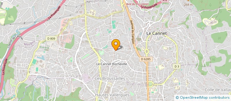localisation de l'entreprise FAC IMMO à LE CANNET