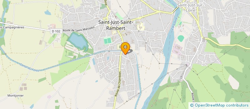 localisation de l'entreprise FAC - IMMO  SAINT-JUST-SAINT-RAMBERT