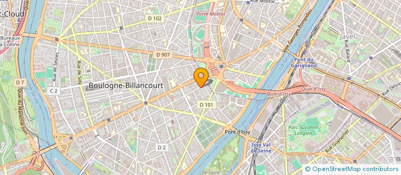 localisation de l'entreprise FAC INTERNATIONAL à BOULOGNE-BILLANCOURT
