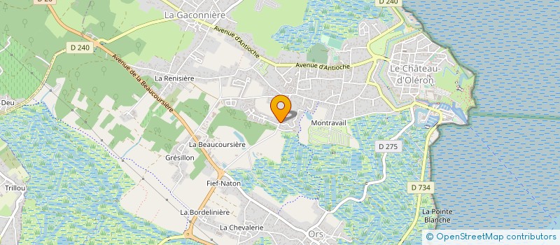 localisation de l'entreprise FAC LOC  LE CHATEAU-D'OLERON