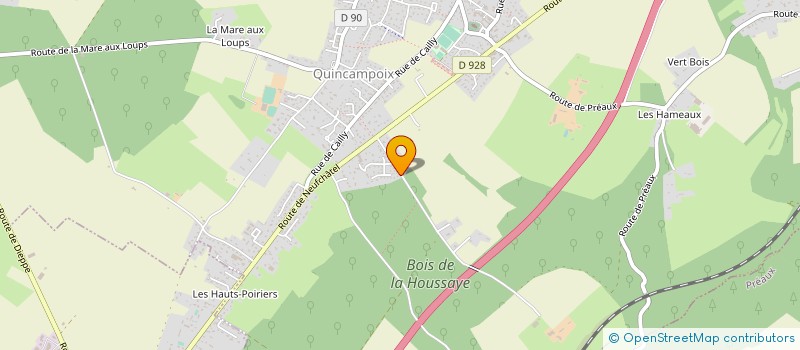 localisation de l'entreprise FAC'OUEST à QUINCAMPOIX