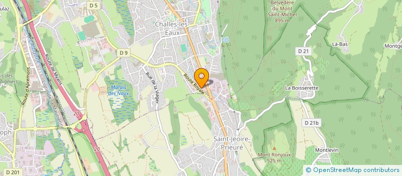 localisation de l'entreprise FAC PLUS  CHALLES-LES-EAUX