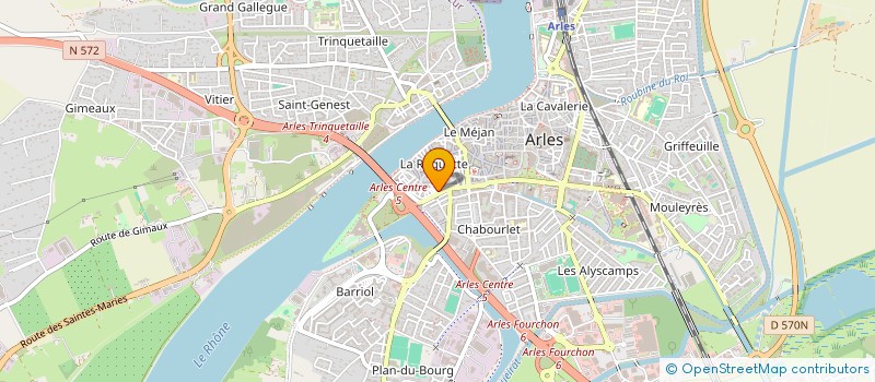 localisation de l'entreprise FACABAT à ARLES