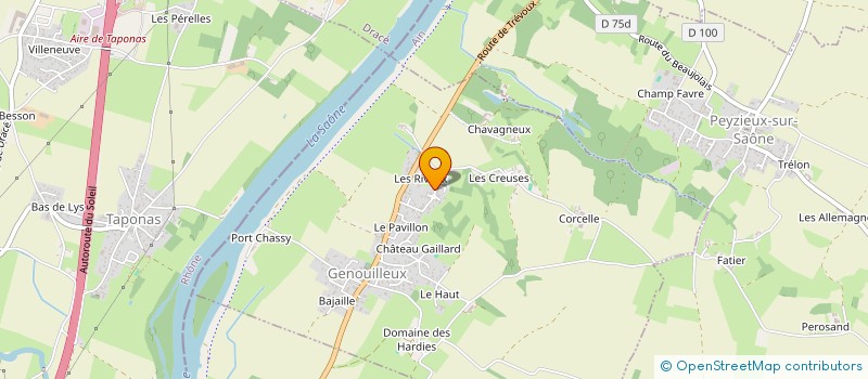 localisation de l'entreprise FACAD'OS  GENOUILLEUX