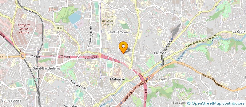 localisation de l'entreprise FACADE 2000 à MARSEILLE