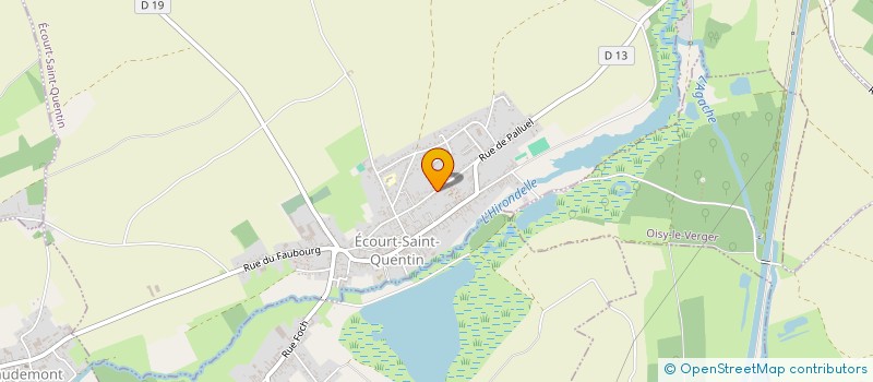 localisation de l'entreprise FACADE DE LA SENSEE  ECOURT-SAINT-QUENTIN