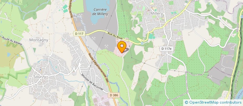 localisation de l'entreprise FACADE DE REVE  MILLERY