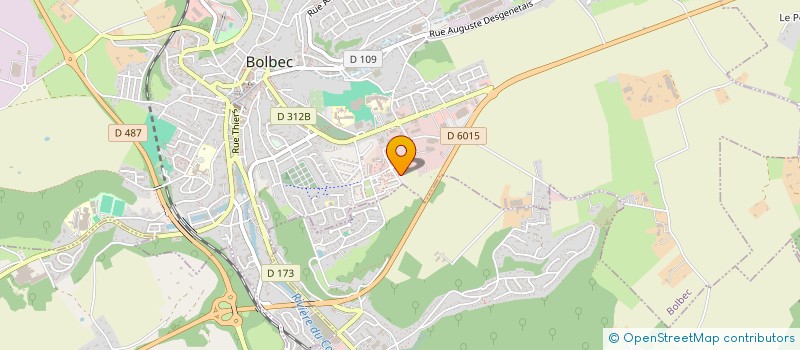 localisation de l'entreprise FACADE DESIGN  BOLBEC