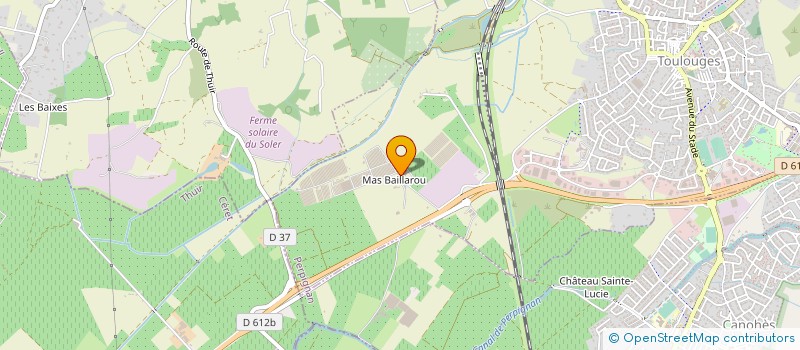 localisation de l'entreprise FACADE DU LITTORAL  TOULOUGES