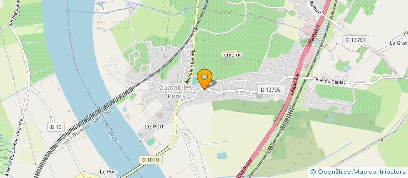 localisation de l'entreprise FACADE ENERGIE  GAURIAGUET