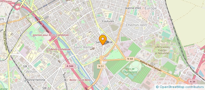 localisation de l'entreprise FACADE FLASH  REIMS