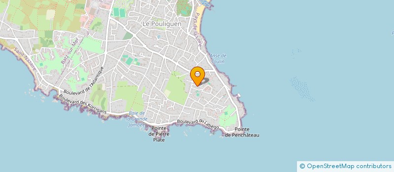 localisation de l'entreprise FACADE OUEST  LE POULIGUEN