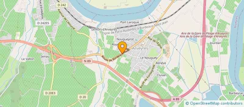 localisation de l'entreprise FACADE TEXTILE PROJETS  LIBOURNE