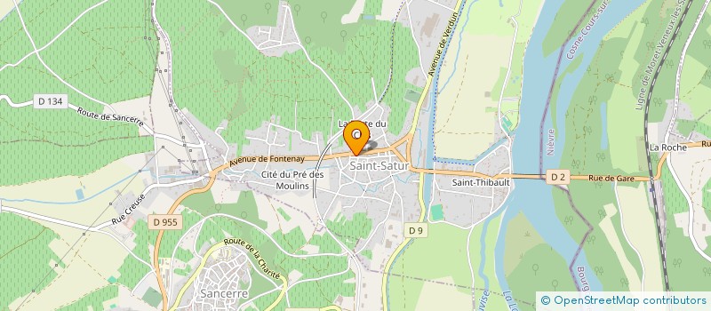 localisation de l'entreprise FACADE TOITURE  SAINT-SATUR