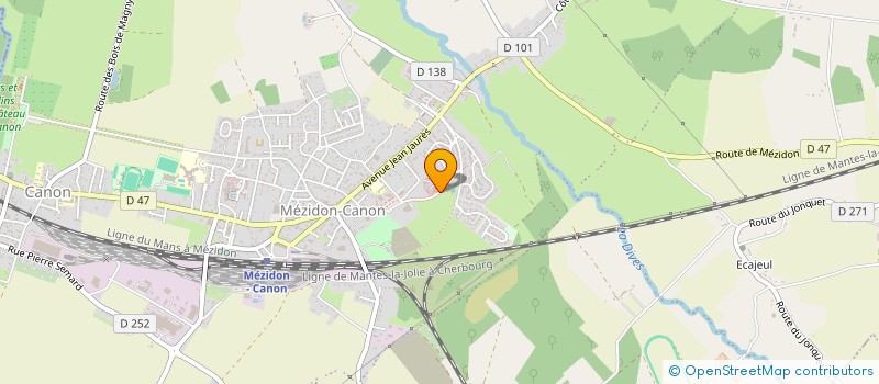 localisation de l'entreprise FACADEO  MEZIDON VALLEE D'AUGE