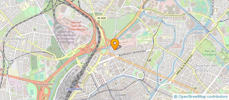 localisation de l'entreprise FACADES 27 à STRASBOURG