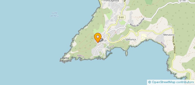 localisation de l'entreprise FACADES CORSE DU SUD  CARGESE