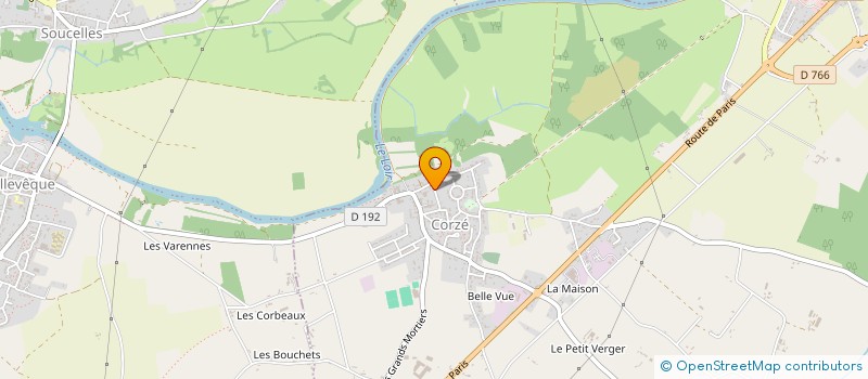 localisation de l'entreprise FACADES DE LA MAINE  CORZE