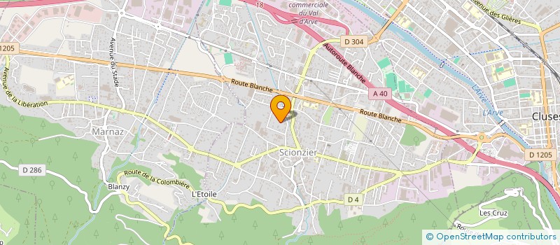 localisation de l'entreprise FACADES DE MAISONS ET BATIMENTS  SCIONZIER