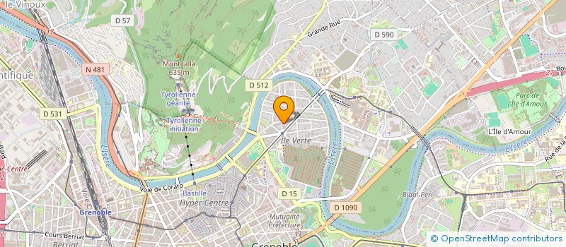 localisation de l'entreprise FACADES DES ALPES à GRENOBLE