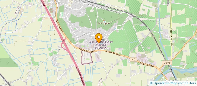 localisation de l'entreprise FACADES ECO  PIOLENC