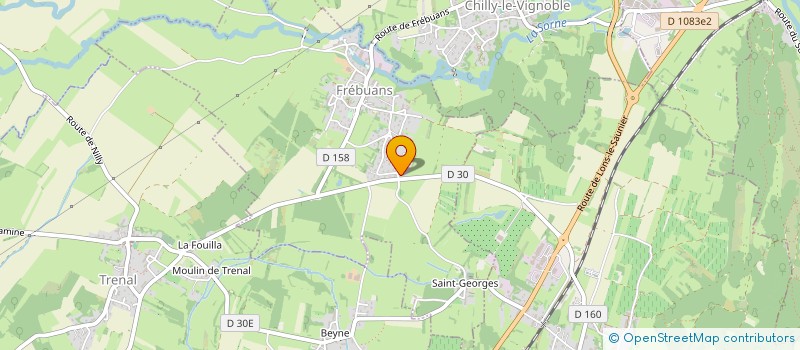 localisation de l'entreprise FACADES ET TRADITION à FREBUANS