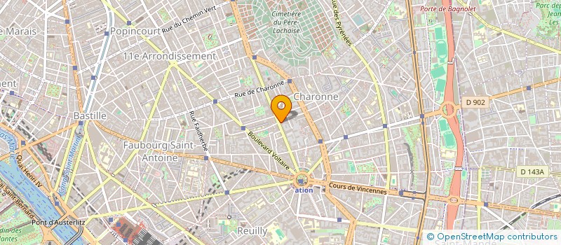 localisation de l'entreprise FACADES EUROPEENNES à PARIS