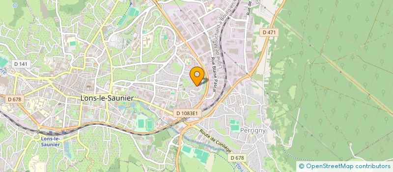 localisation de l'entreprise FACADES JURASSIENNE EURL  LONS-LE-SAUNIER