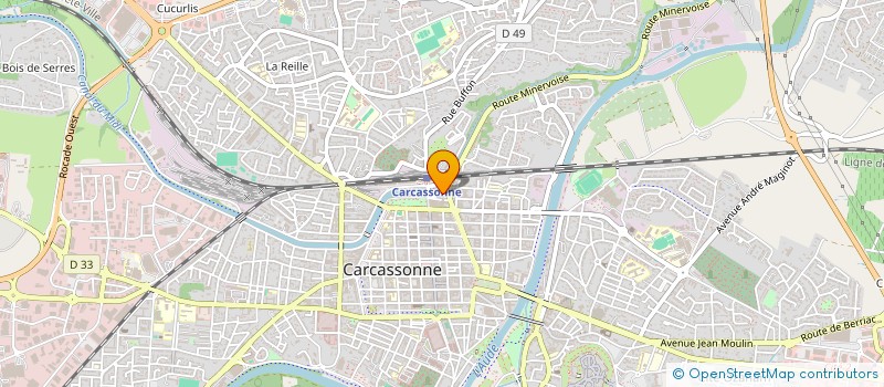 localisation de l'entreprise FACADES LANGUEDOCIENNES à CARCASSONNE