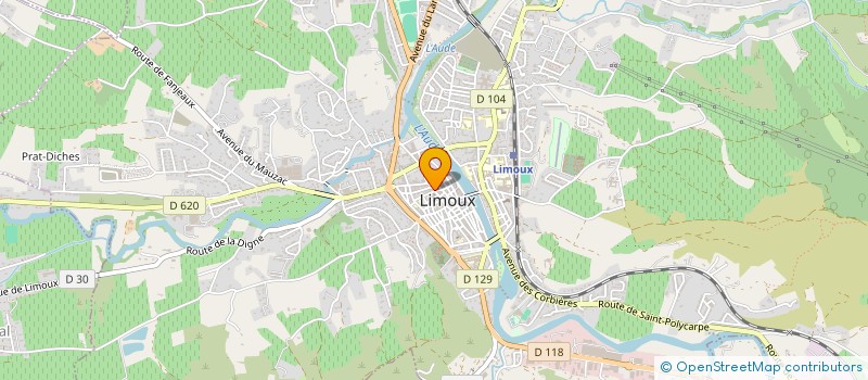 localisation de l'entreprise FACADES LIMOUXINES à LIMOUX