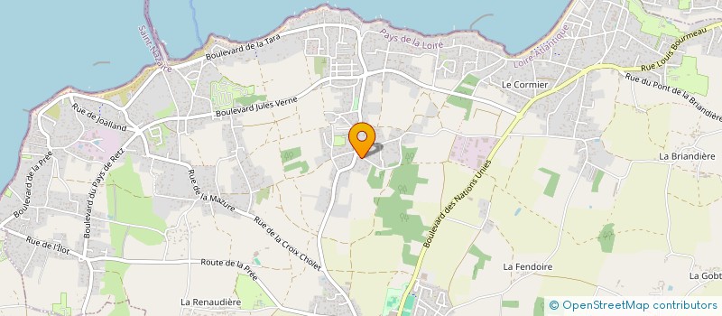 localisation de l'entreprise FACADES & MAUSSION à LA PLAINE-SUR-MER