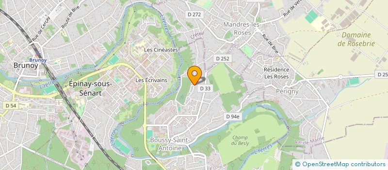 localisation de l'entreprise FACADES SERVICES BATIMENT - F.S.B.  BOUSSY-SAINT-ANTOINE