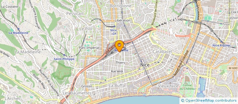 localisation de l'entreprise FACADES + SOLUTIONS  NICE