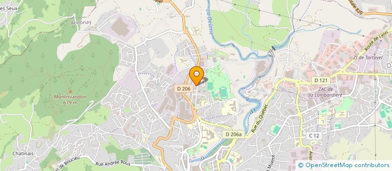 localisation de l'entreprise FACADEXPERT à ANNONAY