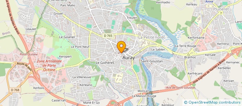localisation de l'entreprise FACADIAG à AURAY