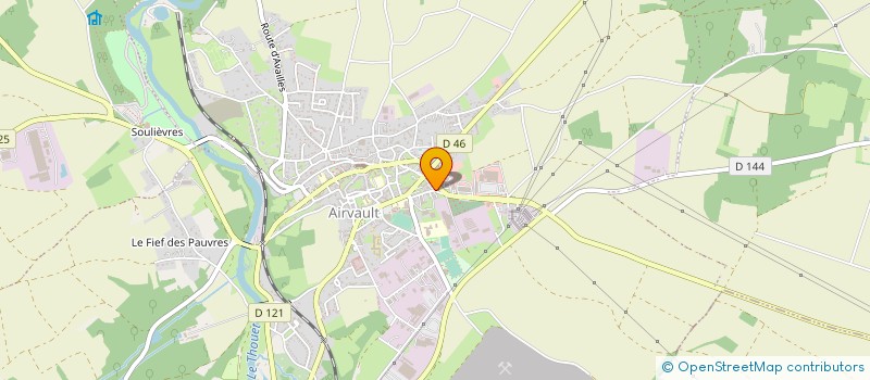 localisation de l'entreprise FACADIER BOIS DE L'OUEST  AIRVAULT