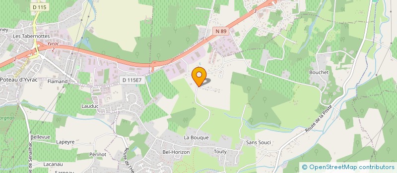 localisation de l'entreprise FACADIERS GIRONDINS  POMPIGNAC