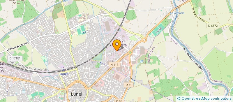 localisation de l'entreprise FACADIX à LUNEL