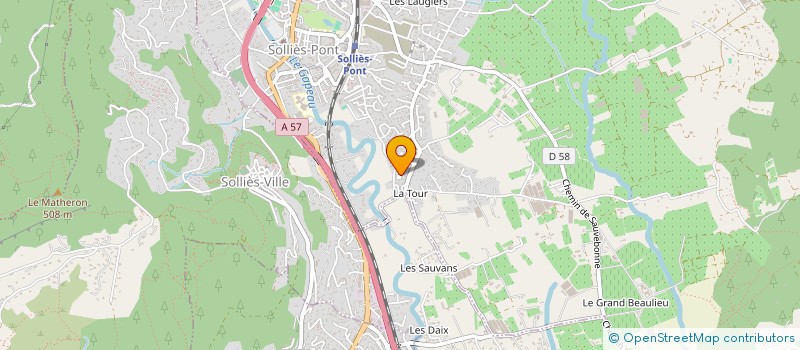 localisation de l'entreprise FACADOLO  SOLLIES-PONT