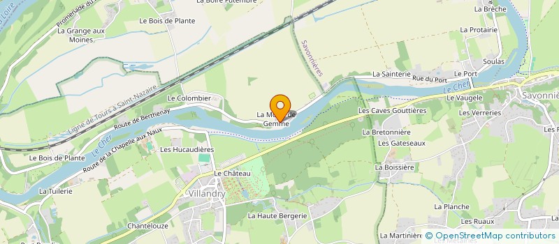 localisation de l'entreprise FACAUMI à VILLANDRY