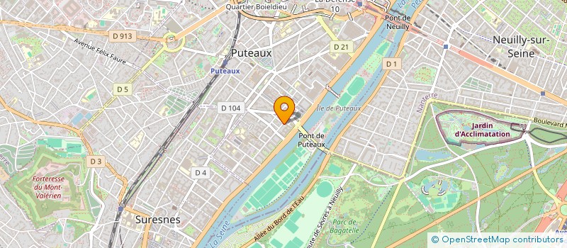 localisation de l'entreprise FACBOIS à PUTEAUX