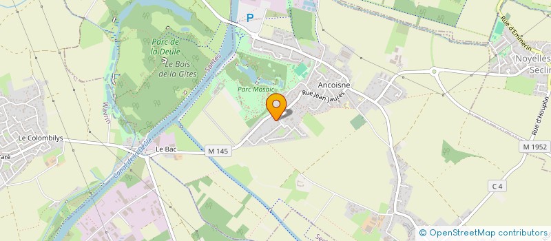 localisation de l'entreprise FACCE INVEST  HOUPLIN-ANCOISNE