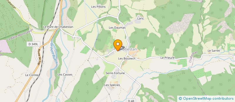 localisation de l'entreprise FACCHINETTI THIBAULT  LE SAIX