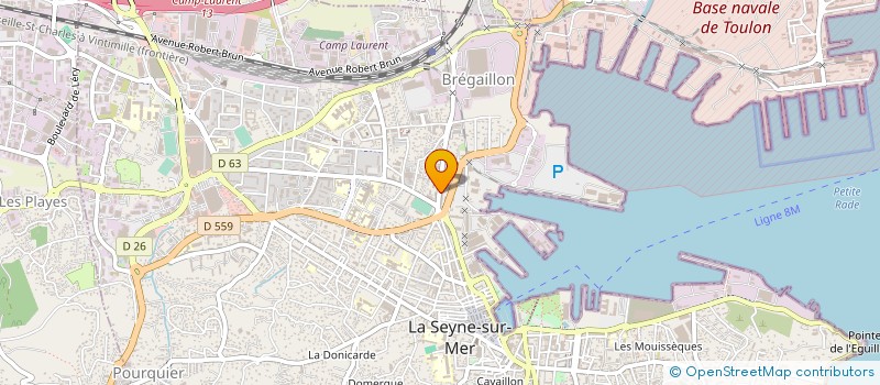 localisation de l'entreprise FACCHINI COUDURIER REALISATIONS  LA SEYNE-SUR-MER