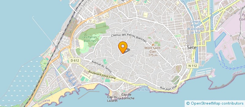 localisation de l'entreprise FACE 4 à SETE
