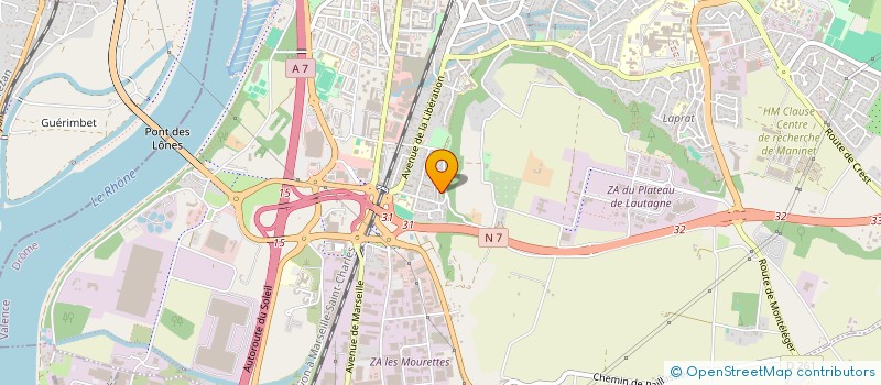 localisation de l'entreprise FACE à VALENCE
