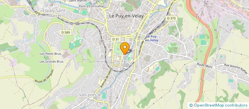 localisation de l'entreprise FACE 43 à LE PUY-EN-VELAY