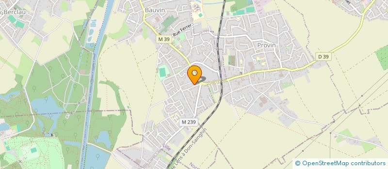 localisation de l'entreprise FACE  BAUVIN