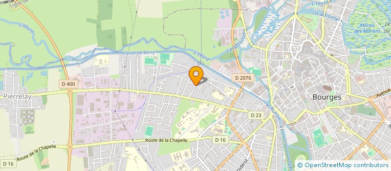 localisation de l'entreprise FACE  BOURGES